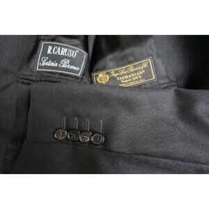Raffaele Caruso Sartoria Parma Loro Piana S120s Wool Gray 2 Pc Suit 42R US NEW